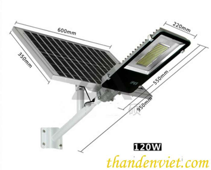 Đèn đường năng lượng mặt trời NK0017 120W